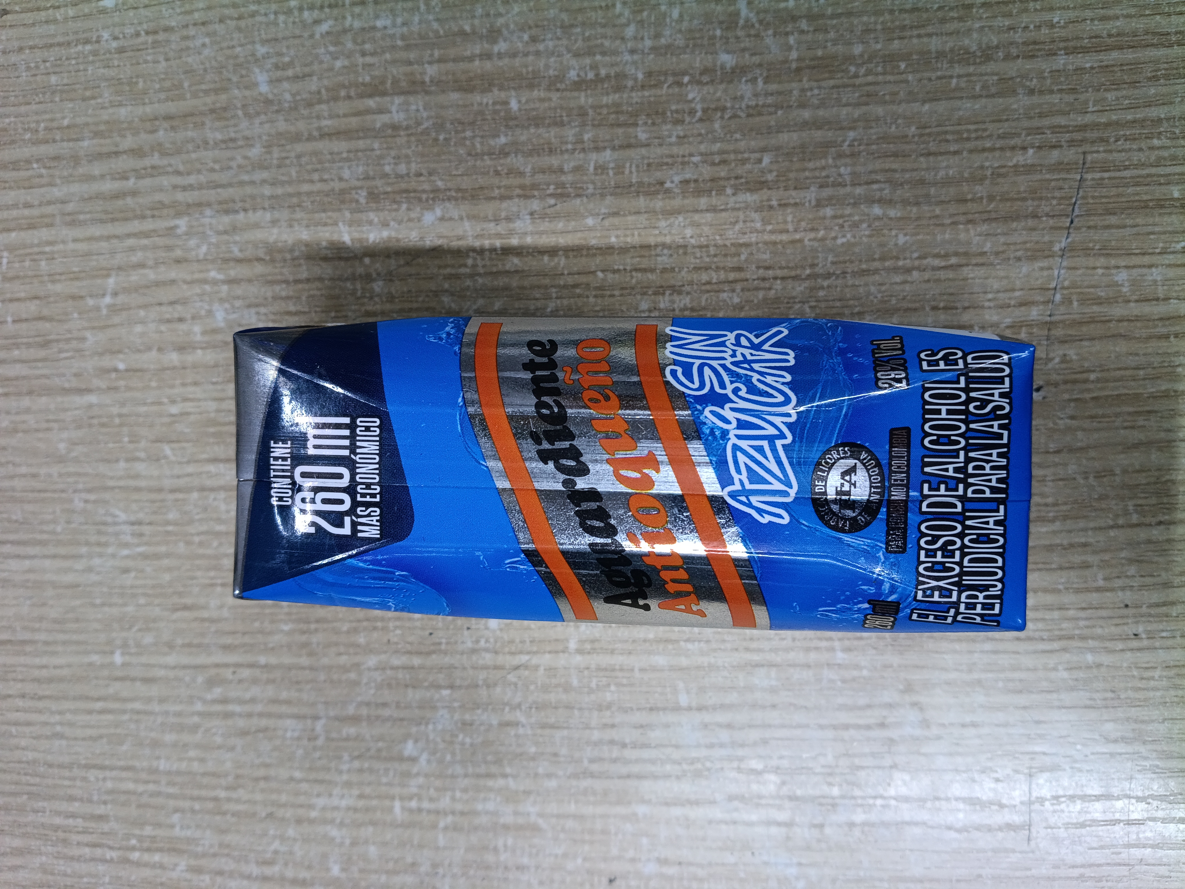 Aguardiente 1/4 Azul